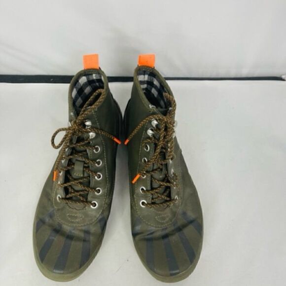 Womens KEDS Scout Splash WX  #WF57263M Olive Green lace-up Hi top Sneakers - - Picture 6 of 7